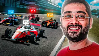 A DIFERENÇA BRUTAL DO CARRO DE FÓRMULA 1 PARA A F2, F3 E F4!