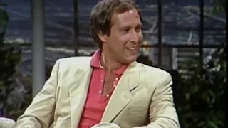 JOHNNY CARSON INTERVIEW CHEVY CHASE Jul 22 1983