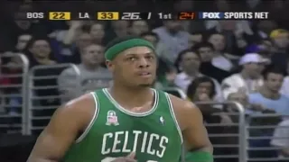 Paul Pierce 33 Points vs Los Angeles Lakers 2001-02