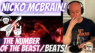 Drum Teacher Reacts: NICKO MCBRAIN | Iron Maiden - 'The Number of the Beast' | (LIVE 2008)