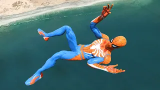 GTA 5 Epic Ragdolls | SpiderMan  Funny Moments ( Euphoria physics/Jumps/Fail )