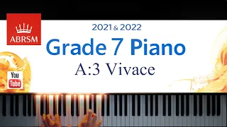 ABRSM 2021-2022 Grade 7, A:3. Vivace ~ G. P. Telemann. Piano exam piece