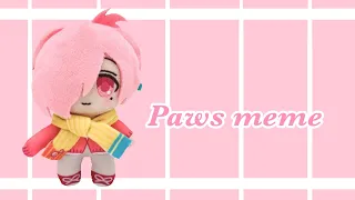 Paws meme || Tbhk || HAPPY BIRTHDAY, MITSUBA || Gacha club