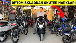 400-SO'MGA 50 KM YURADI OPTOM ELEKTRO SKUTER NARXLAR