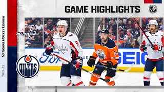 Capitals @ Oilers 3/9 | NHL Highlights 2022