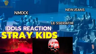 LE SSERAFIM NEWJEANS NMIXX ITZY REACTION STRAY KIDS AAA 2023 and more IDOLS