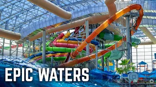Largest Indoor Water Park in Texas: Epic Waters (Water Slides POV)