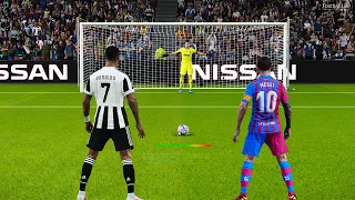 Barcelona vs Juventus | Penalty Shootout | Messi vs Ronaldo | eFootball PES 2021