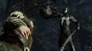 Lore accurate fight between Symbiote Spider-Man and Kraven