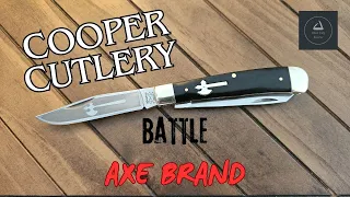 Cooper Cutlery- Battle Axe brand- Trapper #edc #usamade #trapper #traditional #cutlery