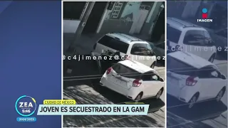 Captan secuestro de joven en calles de alcaldía Gustavo A. Madero | Noticias con Francisco Zea