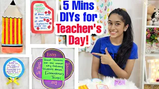 Mini Vlog 17 - Teacher's Day DIY Cards!!!😍🎀✨️ | Riya's Amazing World