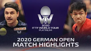 Timo Boll vs Fan Zhendong | 2020 ITTF German Open Highlights (R16)