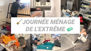 GROS NETTOYAGE DE L'EXTREME DE TOUTE LA MAISON EN UNE JOURNEE // MOTIVATION MENAGE // CLEAN WITH ME