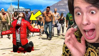 FUI PEGO PELOS ZUMBIS NO APOCALYPSE ONLINE DO GTA 5!!