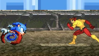 Classic Sonic vs Kid Flash (Sonic The Hedgehog vs Young Justice) | Flash Sonic Animation