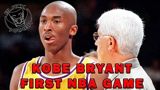 Kobe Didn't Score ONE Point the WHOLE GAME  but this happened(His First Game)