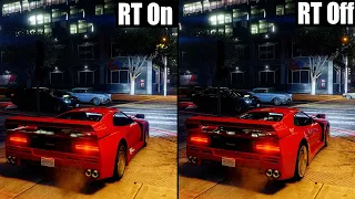 GTA V New Raytracing ON vs. OFF Comparison | PS5 & Series X