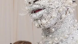 Lil Nas X's Head-To-Toe Silver Cat Look Is Fierce | Met Gala 2023