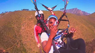 Cape Town Tandem Paragliding with Hi5 | Travel Vlog