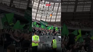 ОГНЕННАЯ ПОДДЕРЖКА КРАСНОДАРА НА ФИНАЛЕ КУБКА 🔥 #футбол #кубокроссии #краснодар #цска #акинфеев