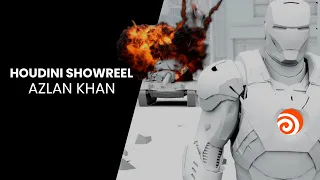 Houdini FX Showreel | Azlan Khan | 2023