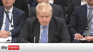 Boris Johnson quizzed by the privileges committee on partygate