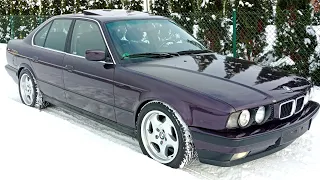 1994 BMW E34 525i Daytona Violet manual gearbox on the styling 21 m system 2