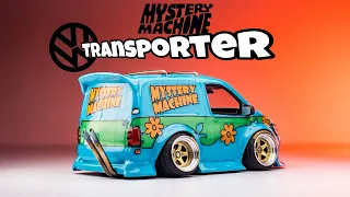 Volks Wagen Transporter Mistery Machine 1/64 Diecast Custom