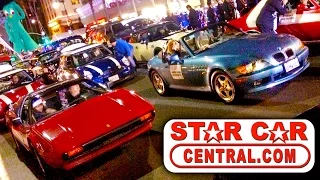 Star Cars Hollywood Christmas Parade 2015 (All 42 Cars! w/DeLorean, Batmobile, 007, KITT, and MORE)