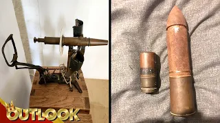 What Is This Mysterious Metal Barrel With A Lens Inside And These Two Round Cylindrical Items?