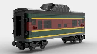 Lego Dome Car Train MOC Build Animation #shorts