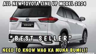 2024 ALL NEW TOYOTA CAR LINE UP PINAKA MABENTANG SASAKYAN NG TOYOTA AT PINAKA MURA ANO KAYA?