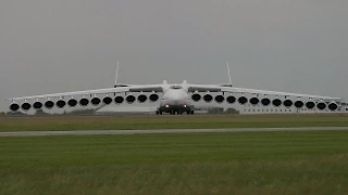 Antonov An - 225 - Самый большой транспортник в мире (Взлет и посадка)