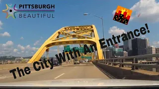 Fort Pitt Tunnel and the City with an Entrance - Pittsburgh
