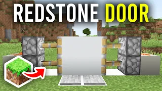 How To Make Redstone Door In Minecraft - Full Guide