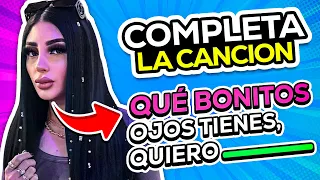 RETO MÚSICA 🤪🎤 COMPLETA LA CANCIÓN FAMOSA - TriviaTime