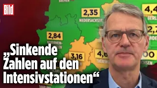 Corona-Zahlen in Deutschland: Diese Werte machen Hoffnung | Gerald Gaß bei BILD Live