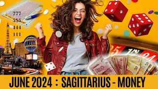 SAGITTARIUS "Money" June 2024 😂💰💸 pinakamalaking jackpot sa buong buhay mo! 🍀🤫🎲