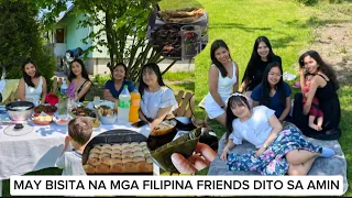 PUMUNTA SA BAHAY ANG MGA FILIPINA FRIENDS KO🤗