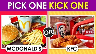 Pick one or Kick one challenge | Food Edition🍔🍟