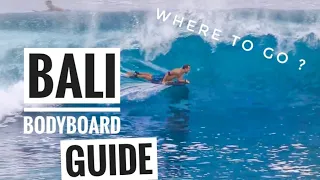 Bali Bodyboard Guide : 2 waves / Spot