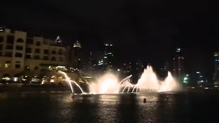 Dubai Fountains - "Con te partirò" (Time to Say Goodbye) show