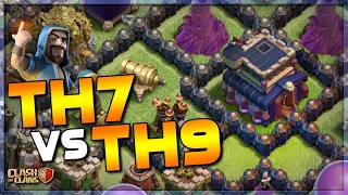 TOWN HALL 7 VS TOWN HALL 9!  TH7 Let's Play
