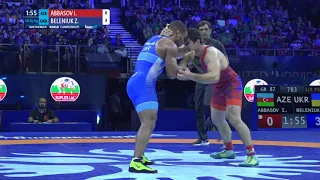 1/2 GR - 87 kg: I. ABBASOV (AZE) v. Z. BELENIUK (UKR)