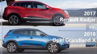 2017 Renault Kadjar vs 2018 Opel Grandland X (technical comparison)