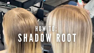 How I do a Shadow Root - root tap, smudge, drop tutorial