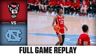 NC State vs. North Carolina Full Game Replay | 2023-24 ACC Women's Basketball