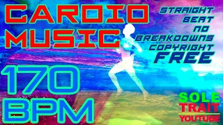 170 BPM CADENCE CARDIO RUNNING AEROBICS MUSIC ELECTRONIC TYPE BLAST EDM BEAT FREE FOR PROFIT 1 HOUR