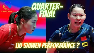 Is she injured or not? (Liu Shiwen vs. He Zhuojia)